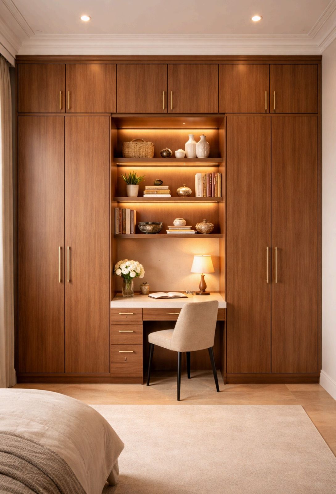 Straight — study in middle wardrobe design — ModuCrafts